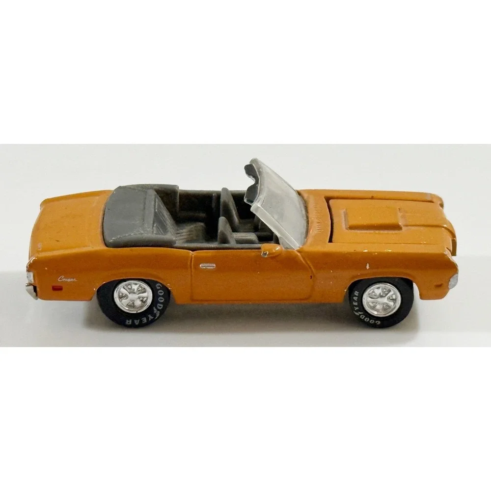 Johnny Lightning 1970 Mercury Cougar Kids 1:64 Orange Diecast Convertible XR7